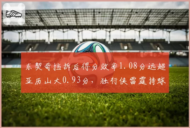 东契奇挡拆后得分效率1.08分远超亚历山大0.93分，独行侠雷霆持球核心战术博弈白热化